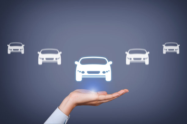 触摸屏上的手动汽车按钮图片下载