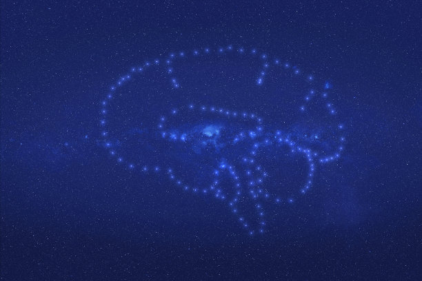 大脑星座中的星星图片下载