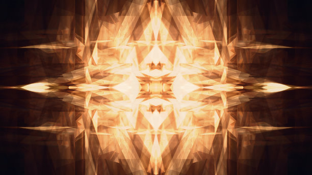 抽象纹理的划痕，灰尘，污迹和线条。发光的曼荼罗的作品。创意金金属几何。科学，未来，能源概念。金色角箭头重叠背景3d插图图片下载