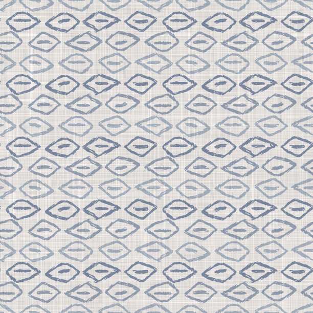 无缝法国农家亚麻布夏季块印花背景。普罗旺斯蓝灰色亚麻布质朴的图案纹理。破旧别致的旧织麻模糊风格。纺织品全印。图片下载