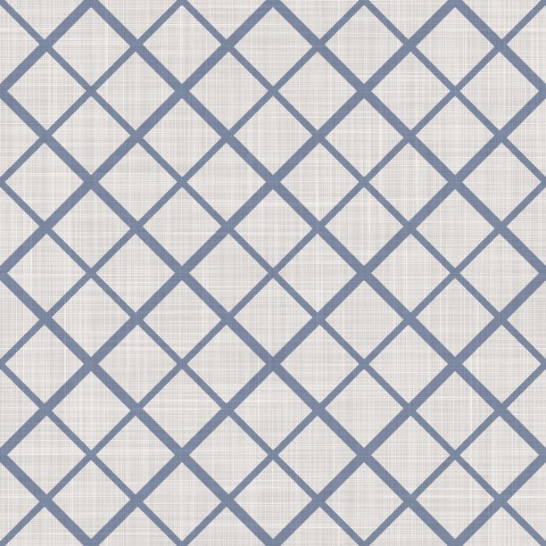 无缝法式蓝白农舍式方格布纹理。编织亚麻格子布图案背景。格子呢格子特写编织织物厨房毛巾材料。方格纤维野餐桌布图片下载