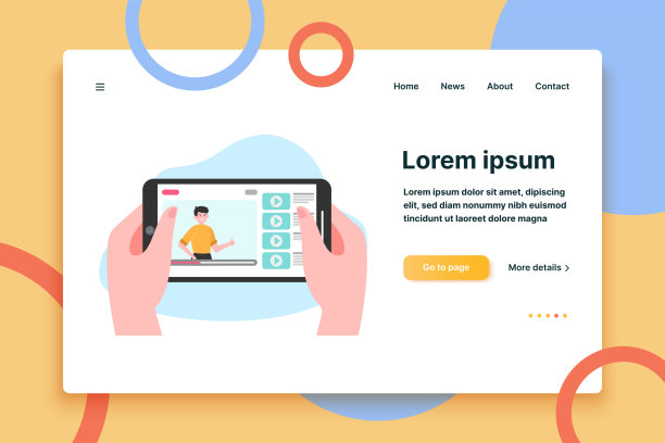 手握智能手机与视频在线图片下载