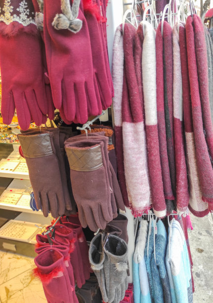 羊毛手套图片下载