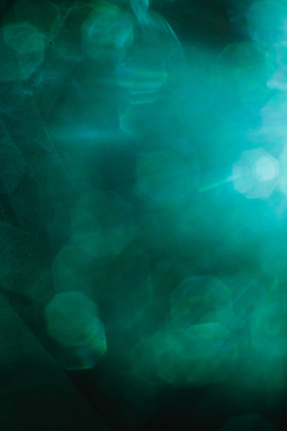 漂亮的香烟烟雾图案，绿色烟雾特写图片下载