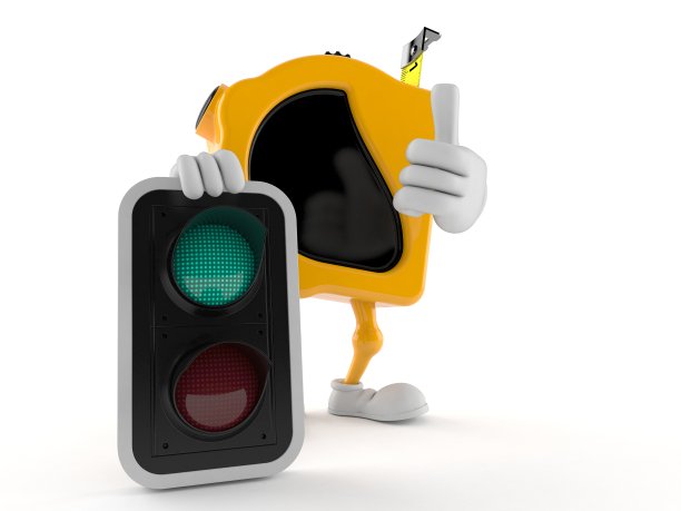 用绿光测量卷尺字符图片下载