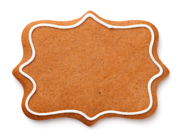 圣诞姜饼饼干标签图片下载