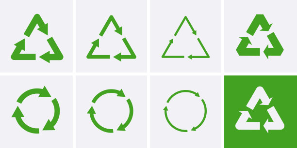 重用标志图标。回收回收标志。图片下载
