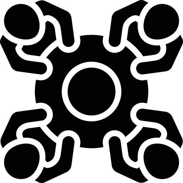 员工膳食计划概念，白色背景上的人力资源管理符号，年度员工晚餐矢量字形图标设计，办公室启动中断标志图片下载