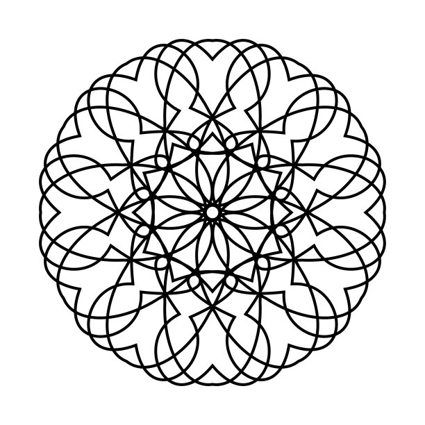 圆形黑色点缀。可用于装饰婚礼请柬、贺卡、服装设计等图片下载