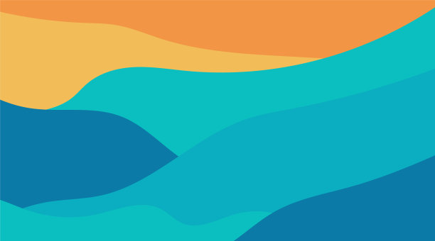 抽象山地景观设计插图。矢量背景在eps 10图片下载