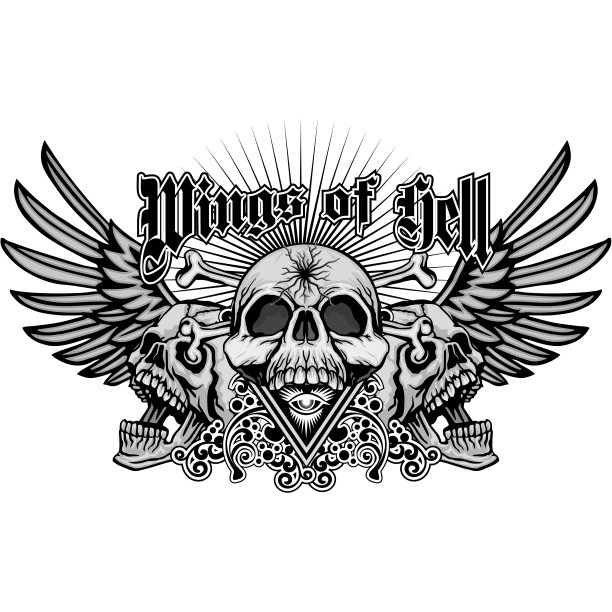 邋遢骷髅纹章图片下载