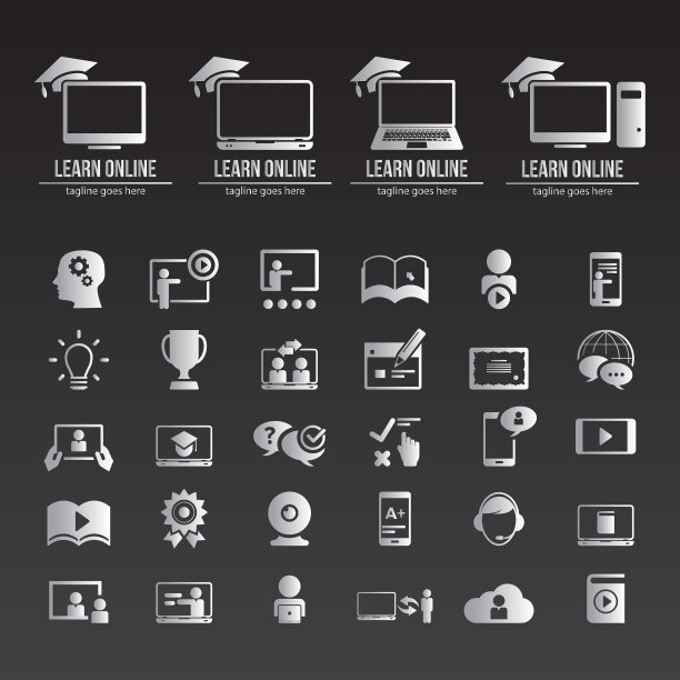 电子学习图标设置图片下载