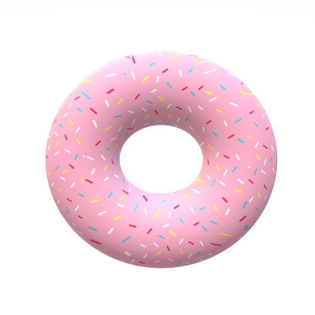 3d彩釉甜甜圈图片下载