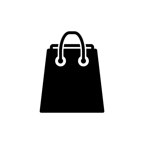 吸袋平面图标设计矢量模板插图图片下载