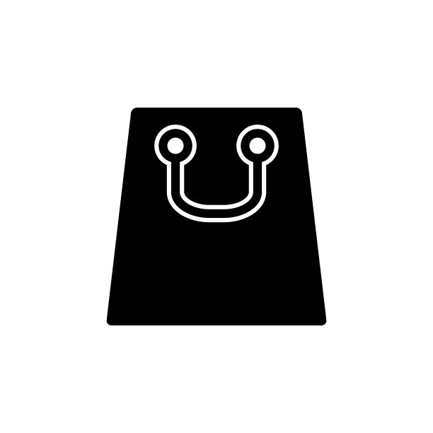 吸袋平面图标设计矢量模板插图图片下载