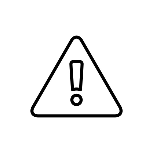 感叹号图标设计矢量模板插图图片下载