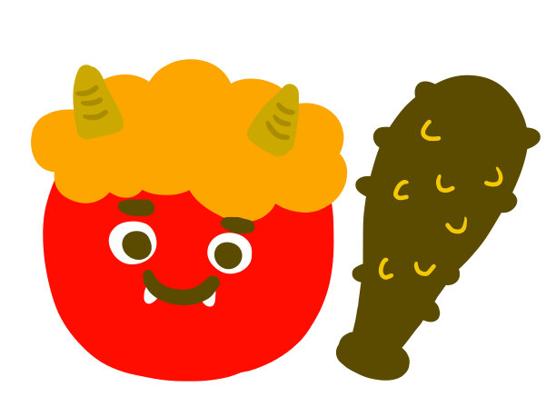 红色恶魔和金条图片下载