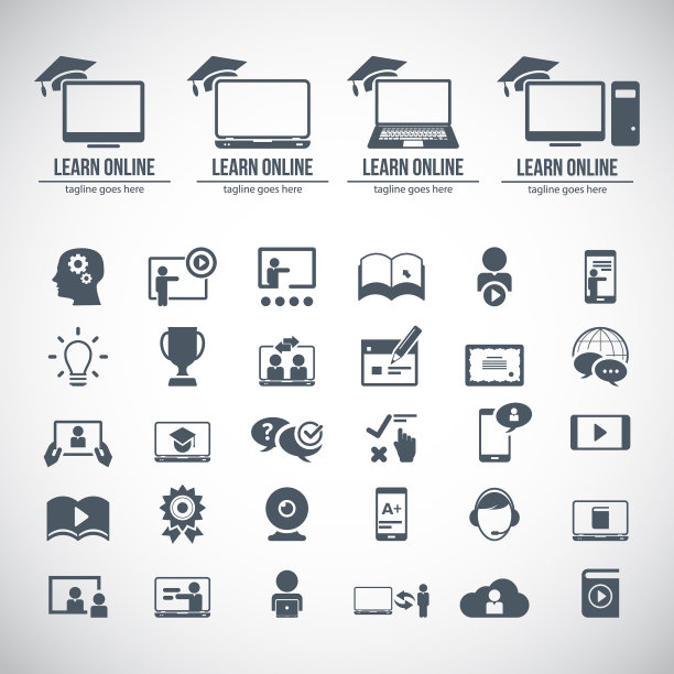 电子学习图标设置图片下载