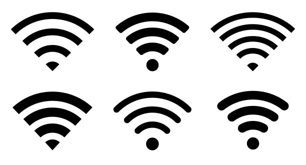 Wi-Fi图标设置符号。无线和wifi图标或wi-fi图标标志的远程互联网访问。网络wifi经营理念。矢量插图。图片下载