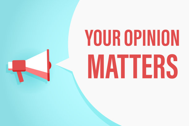 带有语音气泡和短语的扁平扩音器图片下载