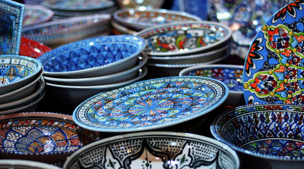 东方市场的色彩图片下载