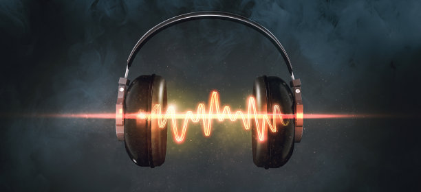 音乐耳机3d渲染图片下载