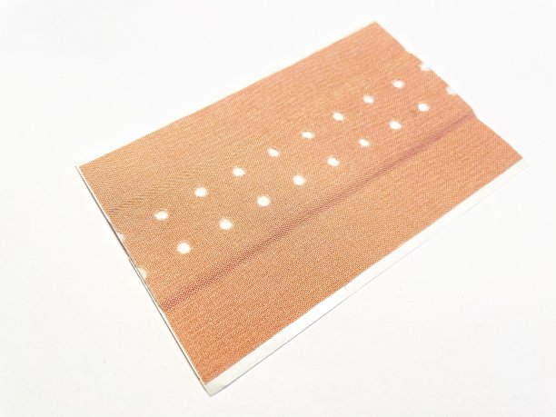 棕色纺织医用贴片图片下载