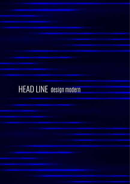 发光的霓虹线在黑暗的背景上快速移动。黑色背景上的蓝色条纹和闪闪发光的光线痕迹。未来的设计。向量图片下载