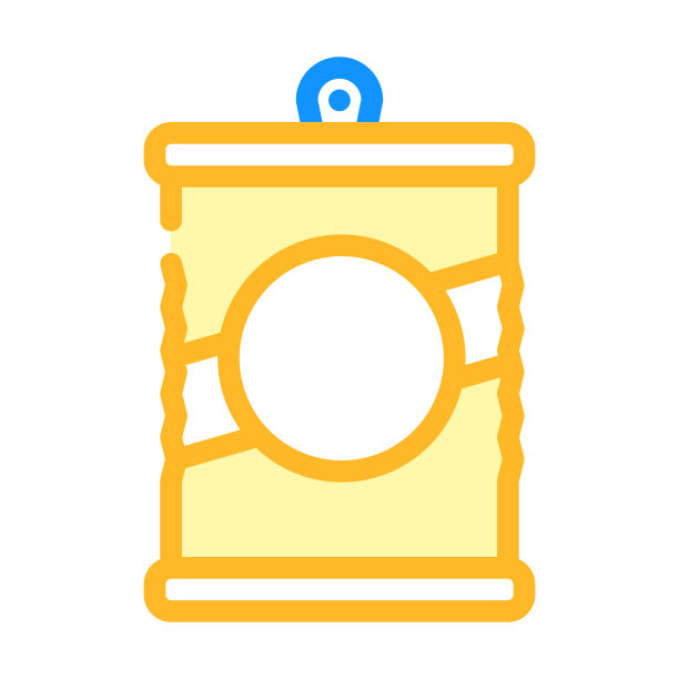 保持容器颜色图标矢量插图平坦图片下载