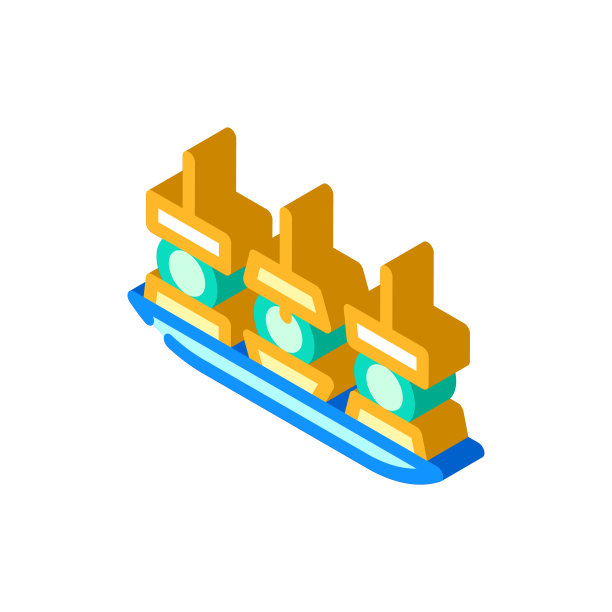 零食等距图标矢量插图颜色图片下载