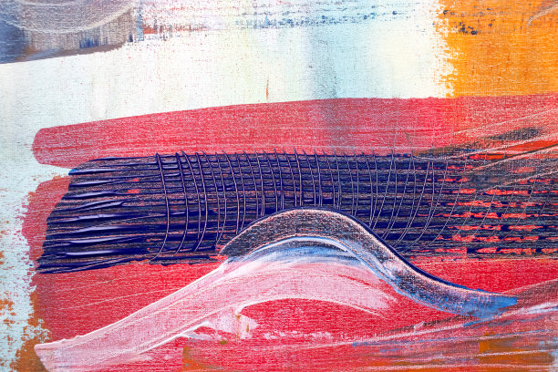 油画艺术色彩鲜艳，油画纹理抽象艺术作品。现代未来风格的壁纸，室内，相册，传单封面，海报，小册子背景。创意图形设计图片下载