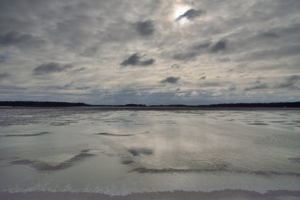 休耕茬田后冰风暴- III图片下载