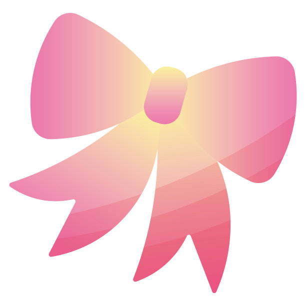 粉色蝴蝶结。图片下载