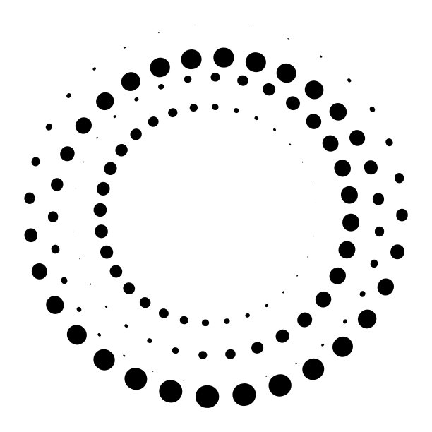 圆的形状。网点半色调渐变效果。淡化抽象模式。几何艺术。股票的形象。每股收益10。图片下载