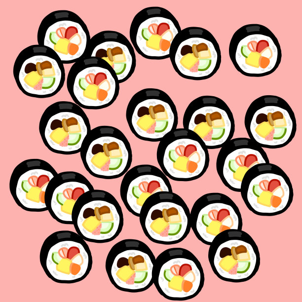 寿司卷和江崎的图片背景材料图片下载