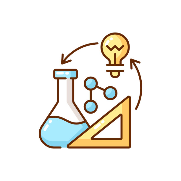 创意在STEM RGB颜色图标图片下载