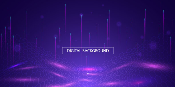 蜂窝网络连接数字背景。图片下载