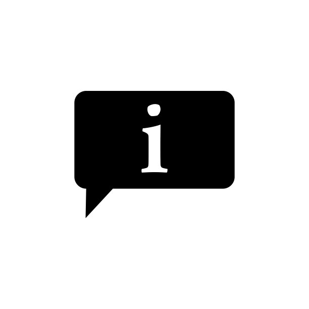 信息标志图标设计矢量模板插图图片下载