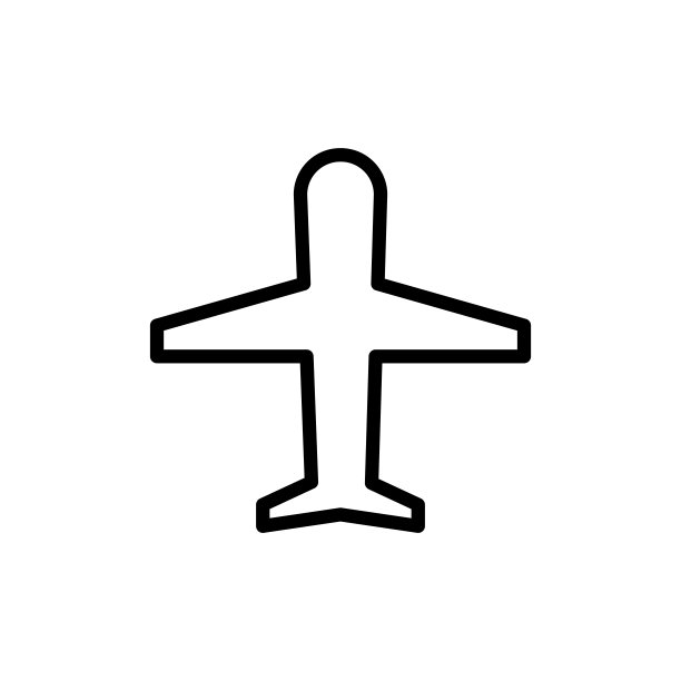 飞机模式设计图标矢量标志模板图片下载