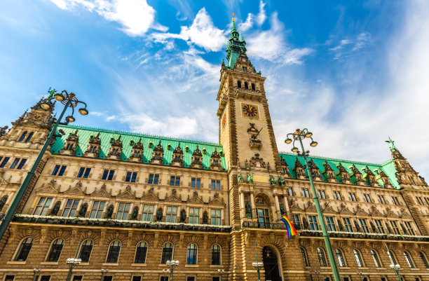 汉堡市政厅图片下载