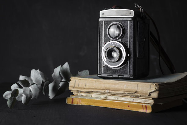 古董相机组成图片下载