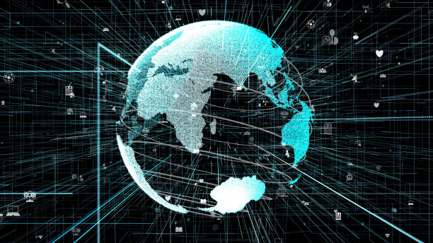 全球联网互联网和物联网物联网概念图片下载