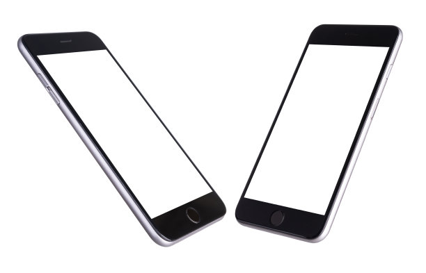 黑色现代智能手机模型图片下载