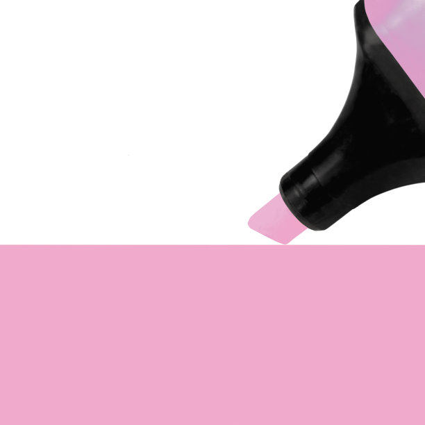 明亮的电荧光霓虹粉毡尖笔标记画大背景，孤立的垂直复制空间宏观特写图片下载