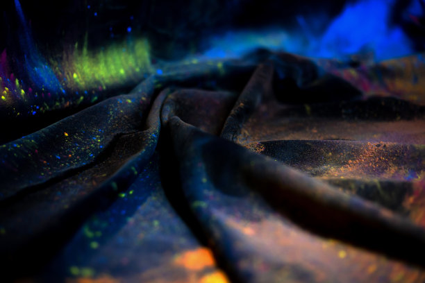 概念印度颜色节日称为胡里在黑色背景图片下载