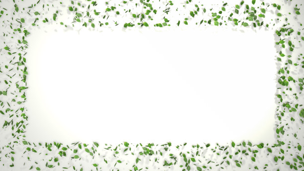 抽象三维叶片成形框架图片下载