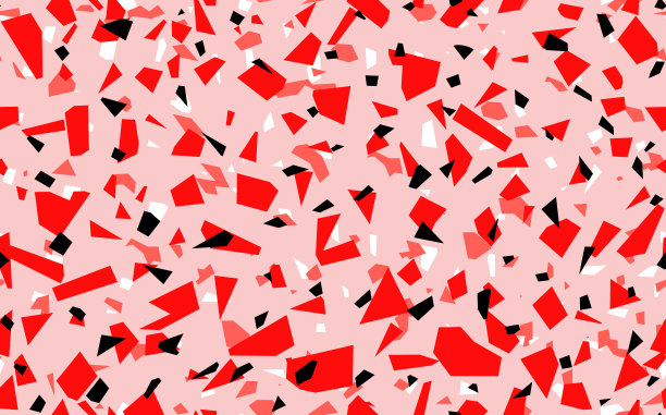 几何粉红水磨石无缝图案。抽象色彩丰富的现代背景。为网页和印刷的石头时尚设计。威尼斯瓷砖，地板家居装饰。混乱的彩色纹理。图片下载