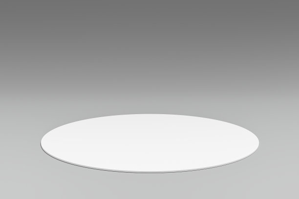 白色产品背景站或讲台底座上的广告室展示与空白背景。3 d渲染。图片下载