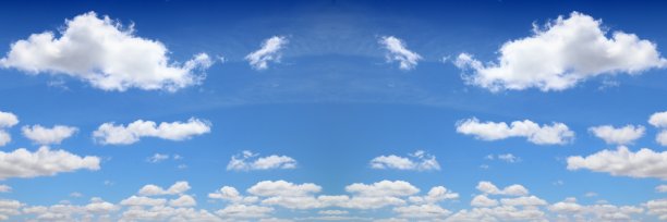 蓝天白云的全景图片下载