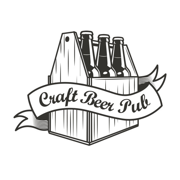 精酿啤酒酒吧标签设计图片下载